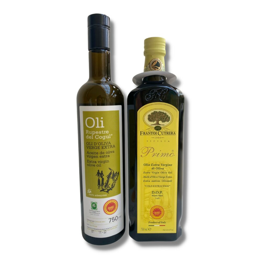 Huile d’olive – Coffret Duo Italie / Espagne 750mL