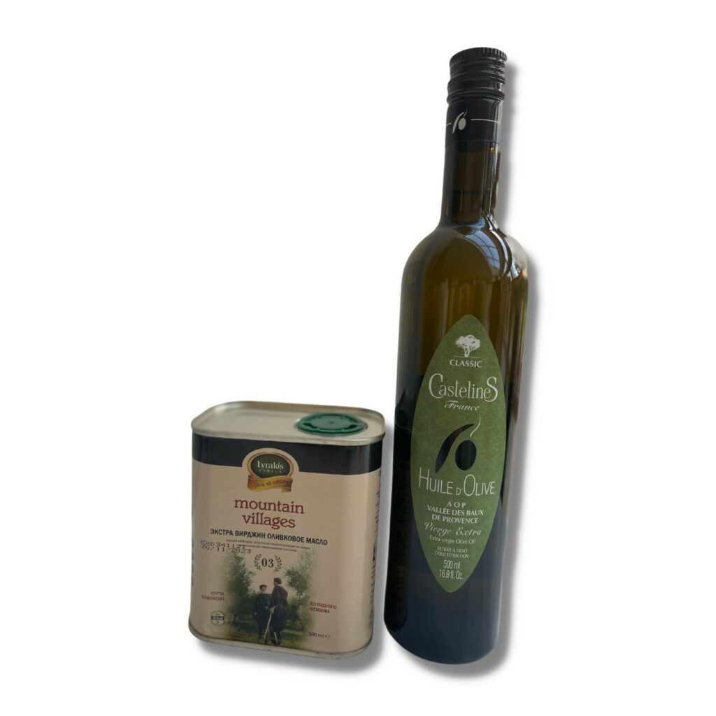 Huile d’olive – Coffret Duo France / Grèce 500mL